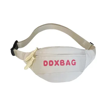 DCLOUD Nylon Backpack, Crossbody Bag, Sling Bag Regular Unisex White/Black/Pink/Yellow/Green