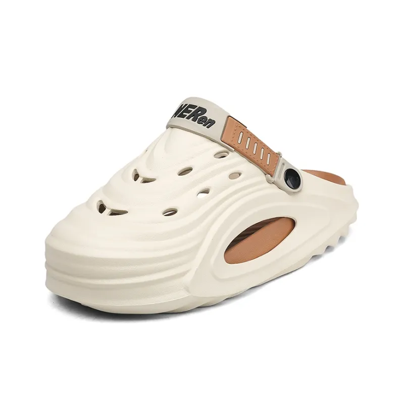 QIUTEXIONG EVA Abrasion Resistant Slip Resistant Closed Toe Slippers Men's-9