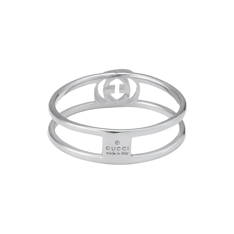 GUCCI 925 Sterling Silver Rings Unisex Silver-2