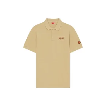KENZO Polo Shirts Men Earth Yellow