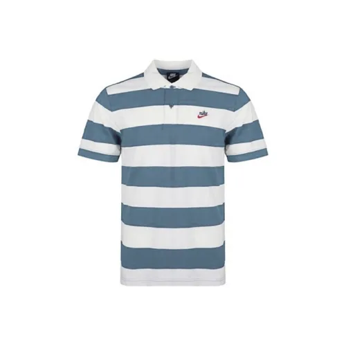 Nike Polo Shirts Men Blue