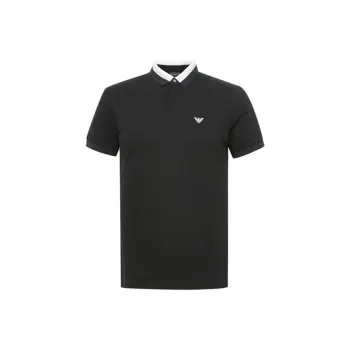 EMPORIO ARMANI Polo Shirts Men Black