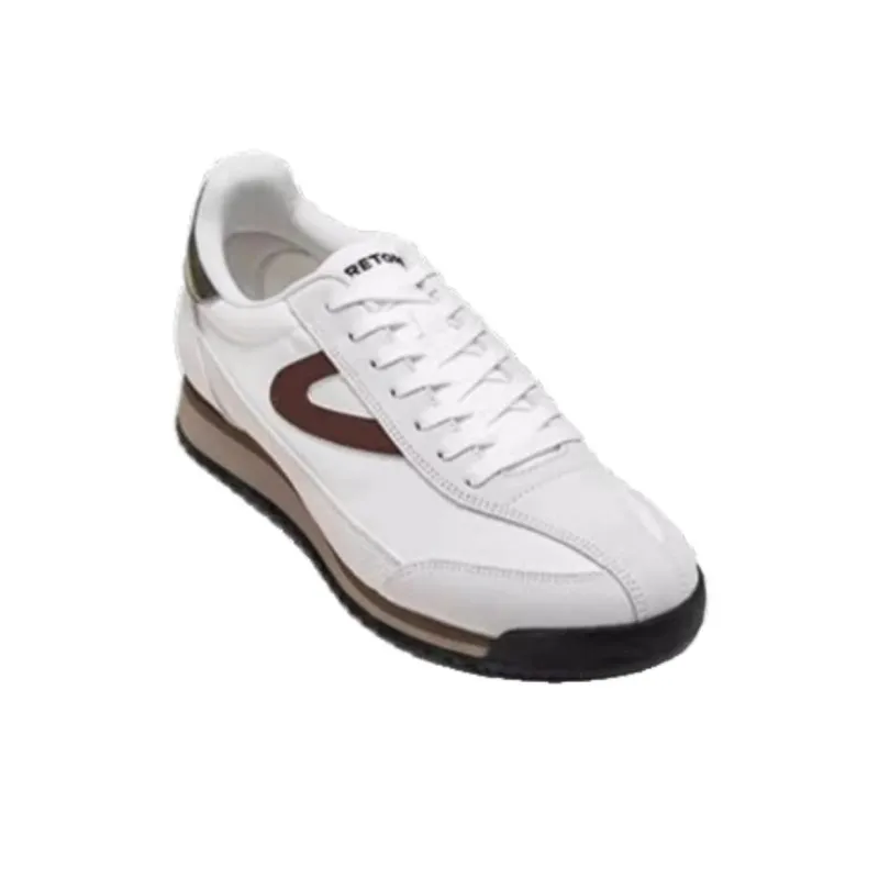 TRETORN Rawlins Low-Top Casual Shoes Unisex White Champagne Brown-1