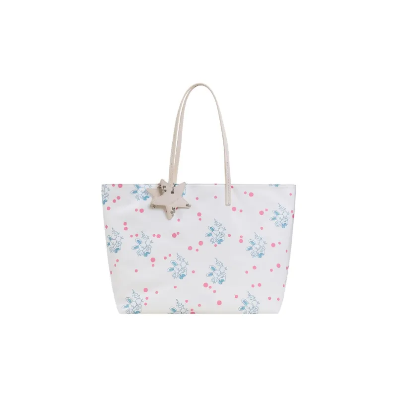 ECODAY ECOD PU, Textile Mixture Tote Bag, Shopping Bag, Shoulder Bag Women's Multicolor-11