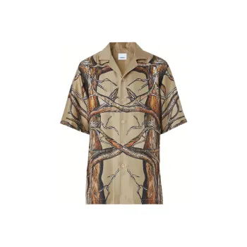 Burberry Shirts Men Beige
