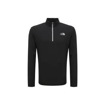 THE NORTH FACE All Day Tech L/S Zip Tee Sweatshirt Unisex Black