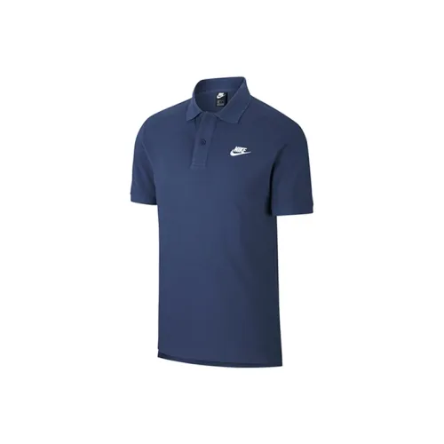 Nike Sportswear 'Midnight Navy/White' Polo Shirt