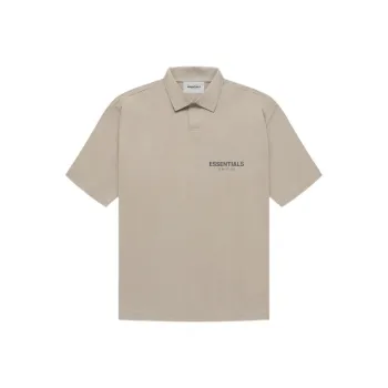 Fear Of God Essentials FW21 Polo Shirt Unisex Tan