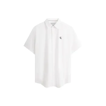 CALVIN KLEIN SS24 Series Shirt Men's Moon White