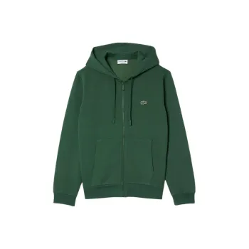 LACOSTE Logo embroidered Zip up Hoodie
