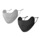 Ice Silk Sun Protection Mask-Black+Gray