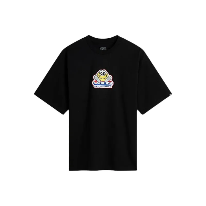 Vans Drop Shoulder Sleeve T-Shirt Men's Black-0