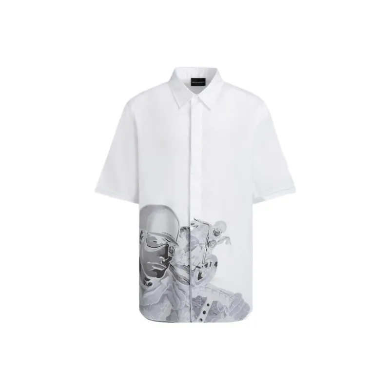 EMPORIO ARMANI SS22 Shirt Men's White-0