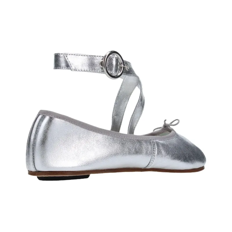 Repetto Bel Argent Casual Single Shoes Women's Silver-2
