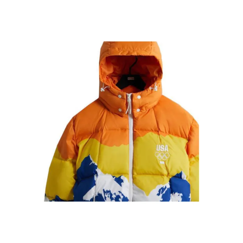 KITH Team Usa Olympic Snow Mountain Midi Puffer-2