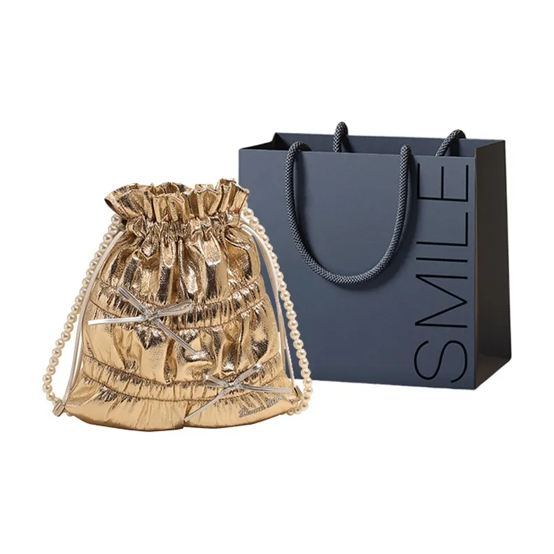SWIMADE PU Shoulder Bag, Crossbody Bag Regular Women's Silver/Black/Gold-14