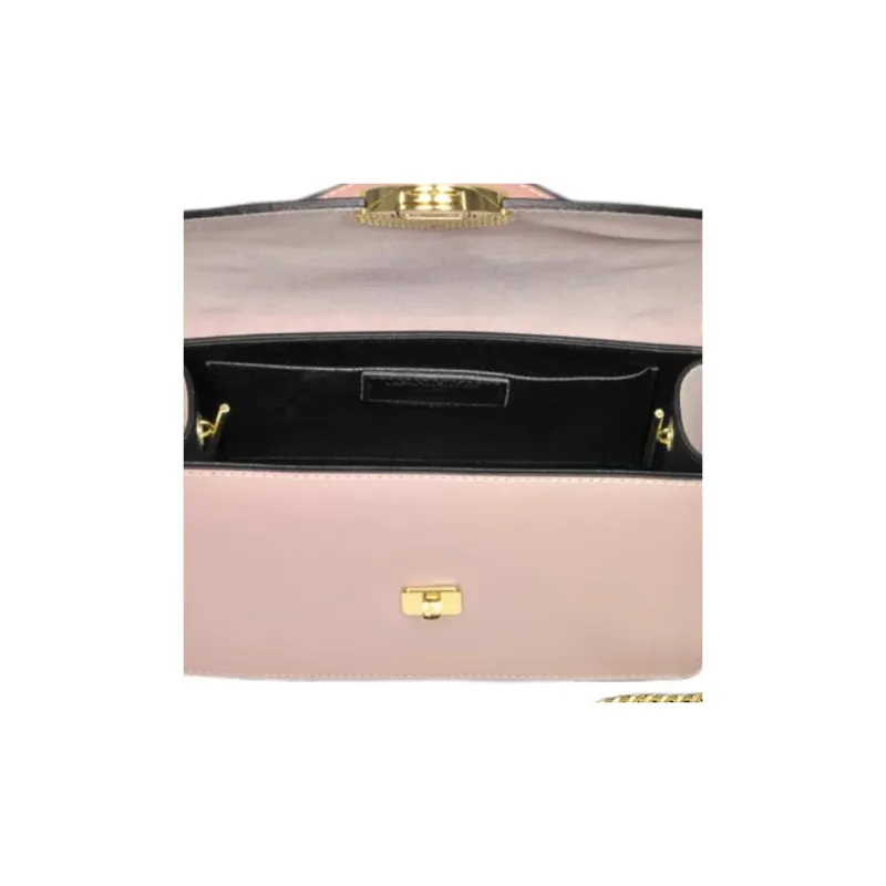 Le Parmentier Calfskin Portable Crossbody Bag, Shoulder Bag Women's Candy Pink-4