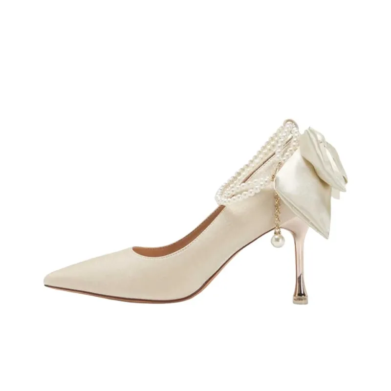 Than Than Me Slim Heel High Heels Women's-3