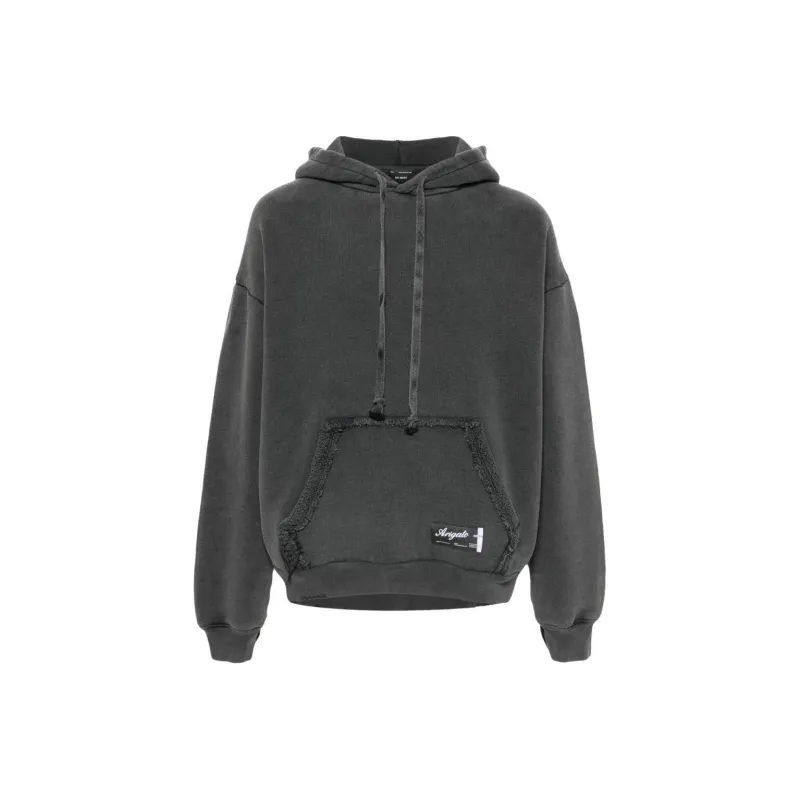 Axel Arigato Element Distressed Drawstring Hoodie-0