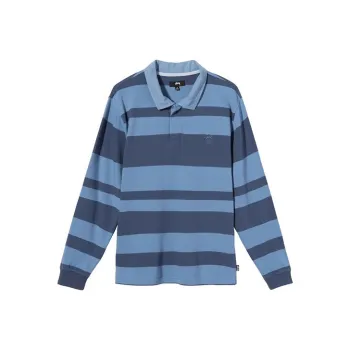 Stussy Polo Shirts Unisex Blue
