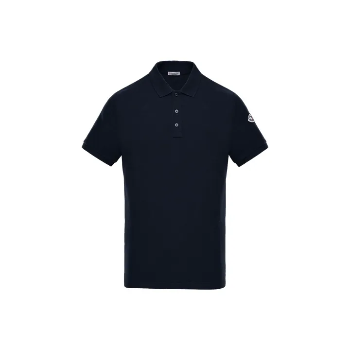 Moncler Polo Shirt Men's Navy Blue-0