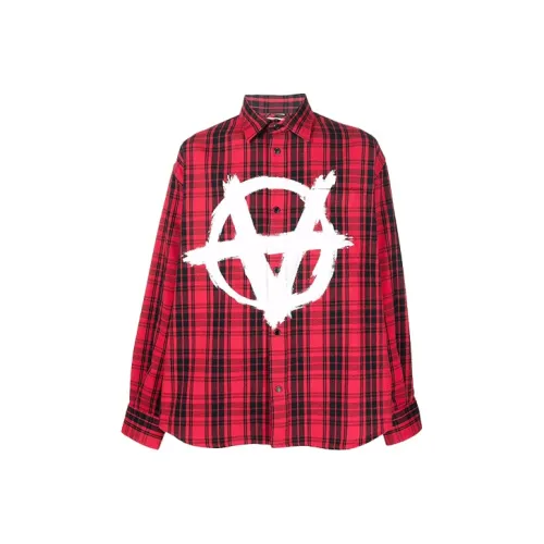 Vetements Anarchy/Children Of The Night Flannel Shirt