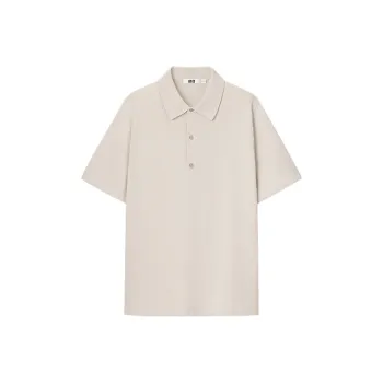 UNIQLO Polo Shirts Men Light Beige
