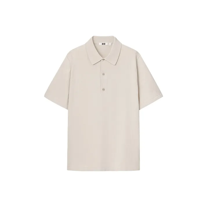 UNIQLO Polo Shirts Men Light Beige-0