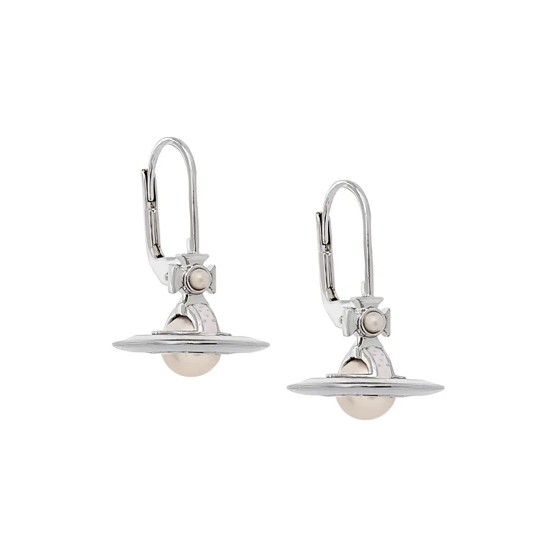 Vivienne Westwood Enamel Earrings Women's Silver-1
