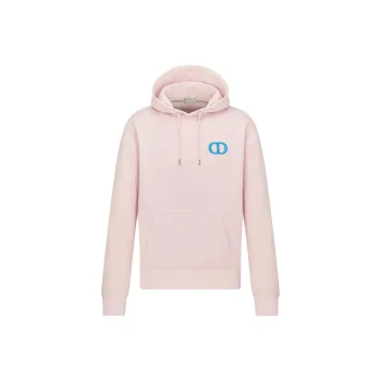 DIOR CD Icon Hooded Sweatshirt Men's Pink