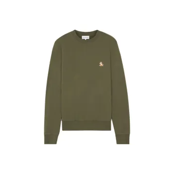 Maison Kitsune Chillax Fox Patch Crewneck Sweatshirt