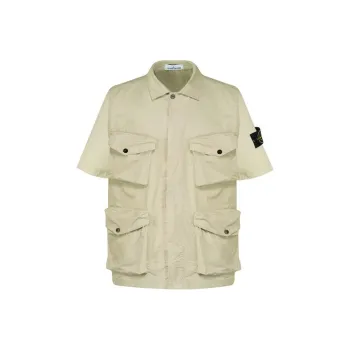 STONE ISLAND Shirts Men Beige