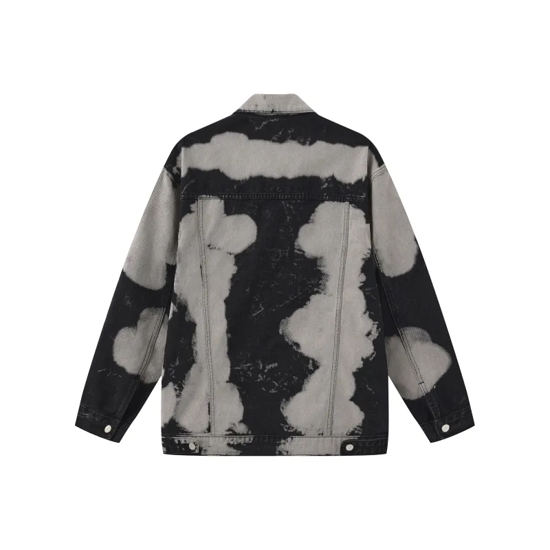 HELIPORT Denim Jacket Unisex Black Gray Color-1