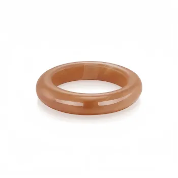 Lingxiang Yurun Rings Sugar Jade Unisex