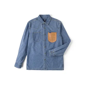 Lee Shirts Men Medium Blue