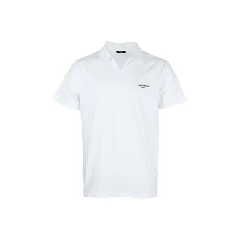 BALMAIN Polo Shirts Men White