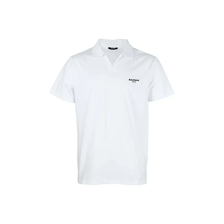 BALMAIN Polo Shirts Men White-0