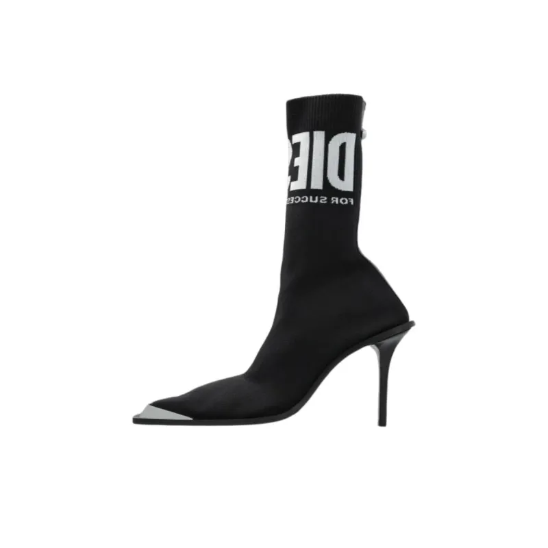 DIESEL D Tona Ankle Boots 11cm Women's Black-0
