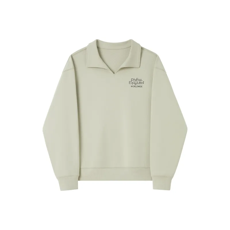 Phew Sweatshirt Unisex Light Green-0