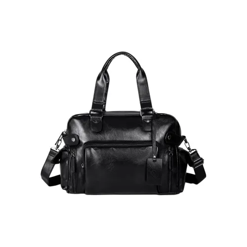 VIHUS Microfiber Shoulder Bag Men's Black