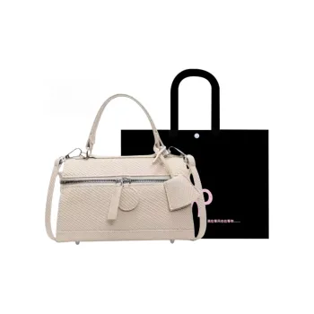 HACIN Artificial Leather Handbag, Shoulder Bag, Crossbody Bag Women's Ecru/Black/Pink/Brown