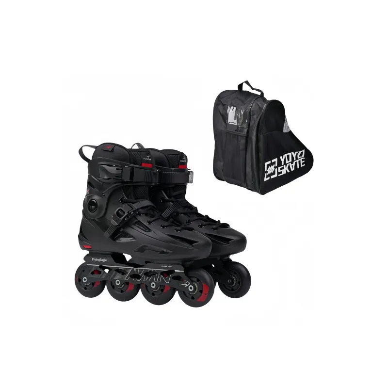 FLYING EAGLE Inline Skates Casual, Street Surfing, Commuting, Stylish Unisex Size 35 46 Black-6