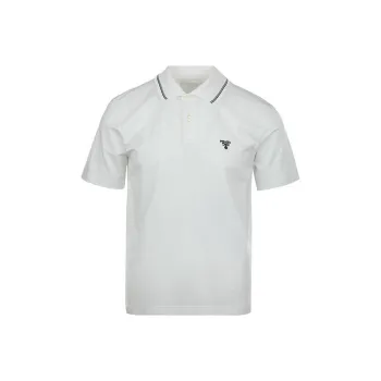 PRADA SS22 Polo Shirt Men's White