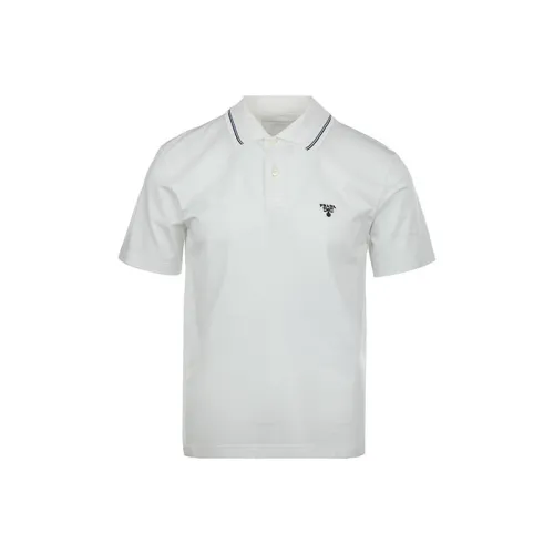 PRADA Polo Shirts Men White