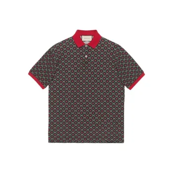 GUCCI Polo Shirt Men's Multicolor