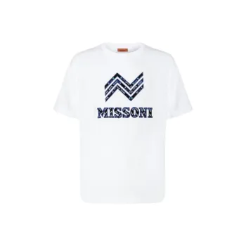 MISSONI Crew neck Cotton T shirt