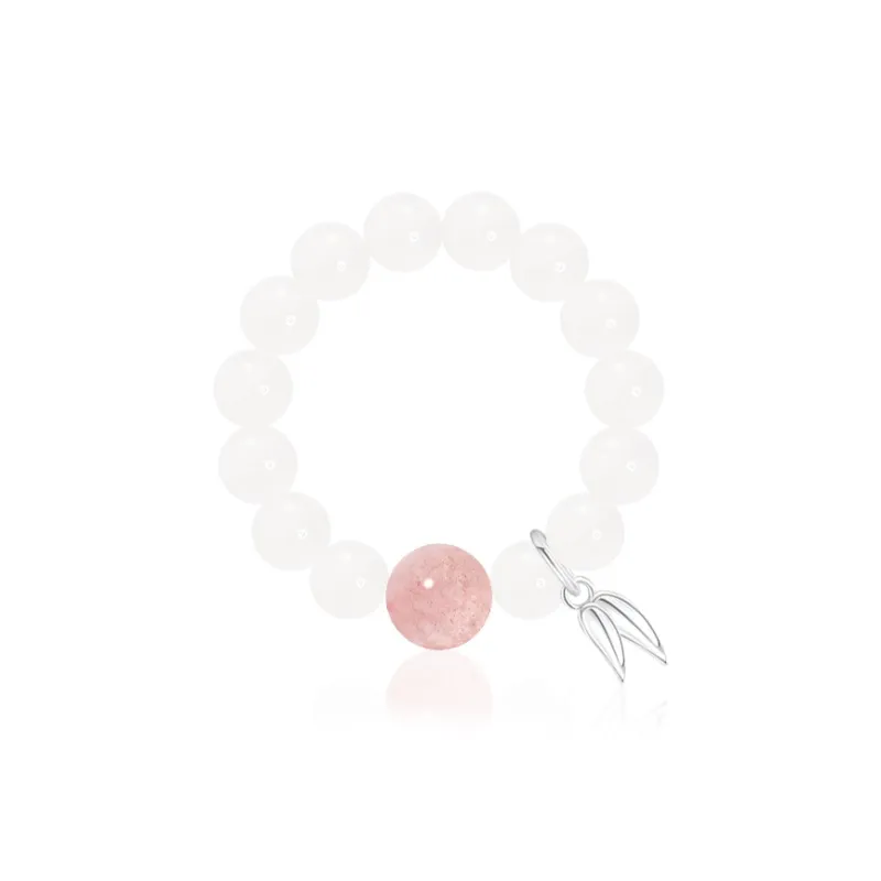 Cuz Strange Intention Chalcedony Jade Rings Unisex-0