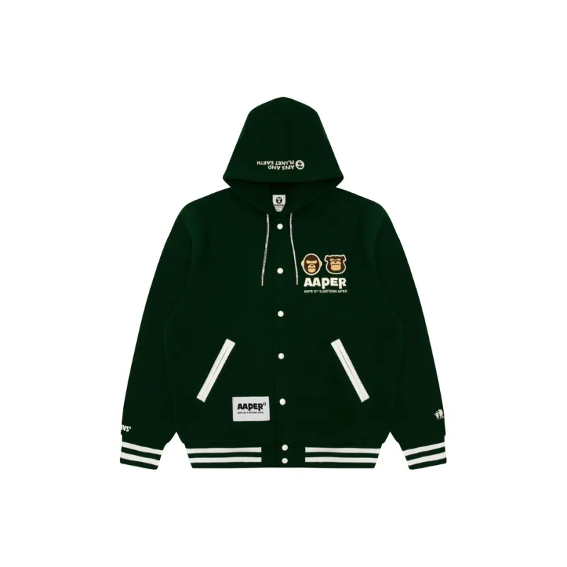 Aape Logo print Hooded Jacket-3
