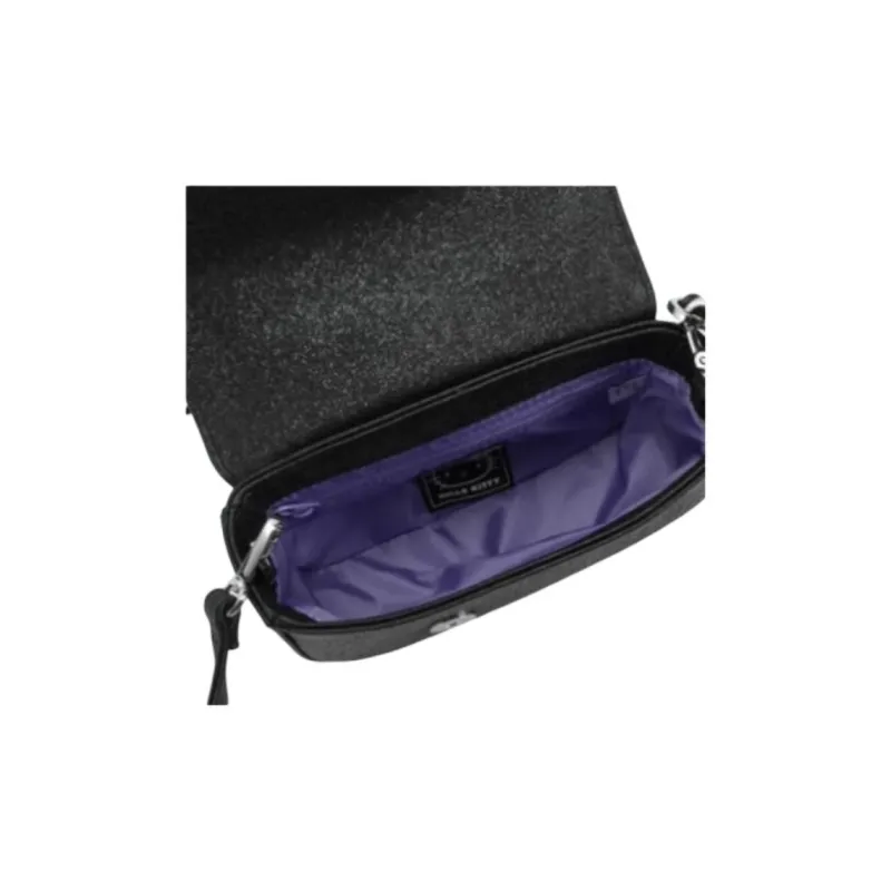 PUMA Hello Kitty Collaboration Artificial Leather Shoulder Bag Mini Women's Black-3