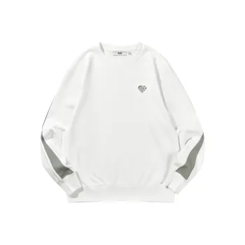 HLA Crew Neck Loose Fit Color Blocking Patchwork Sweatshirt Men's